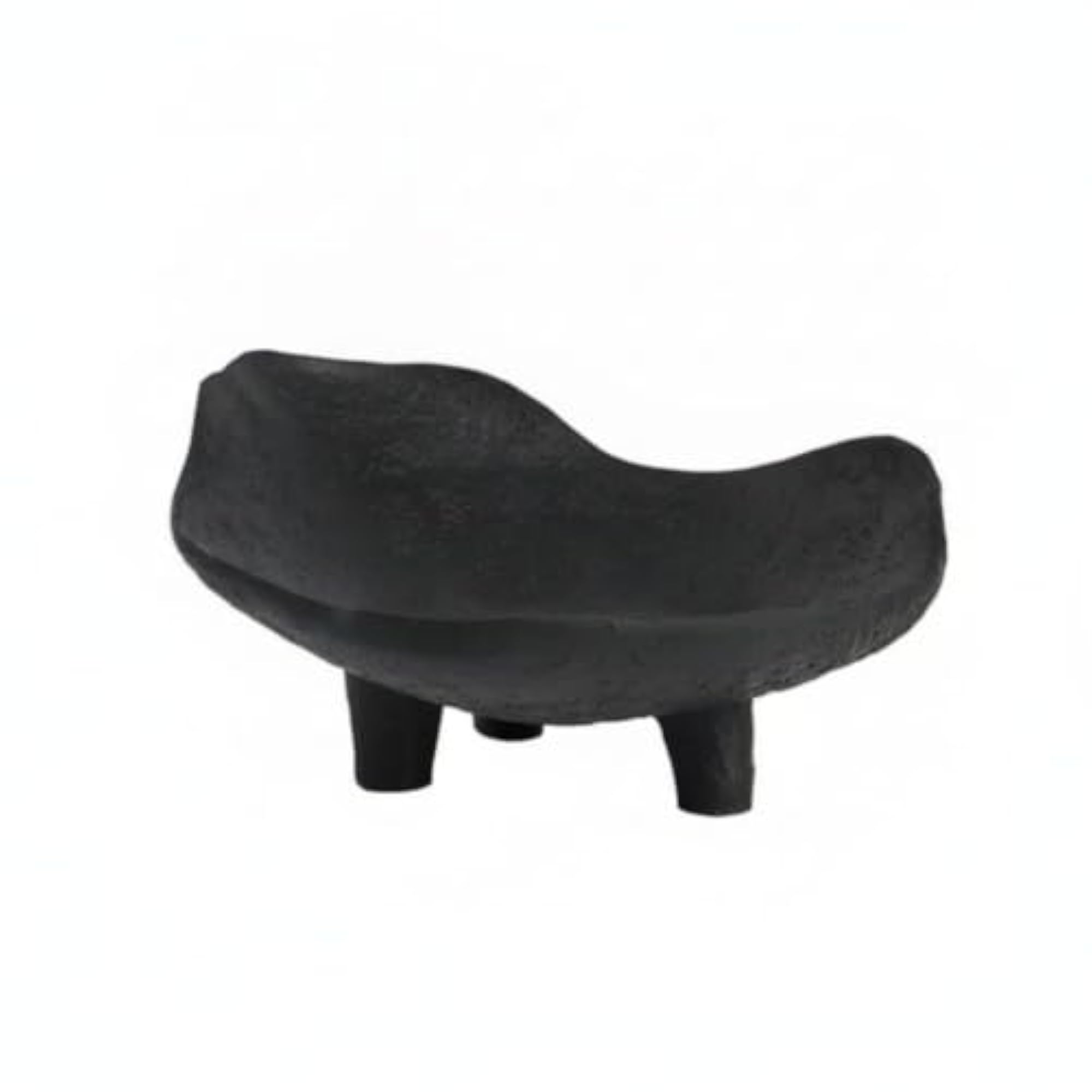 Organic Tray with Legs, Matte Decorative Tray
